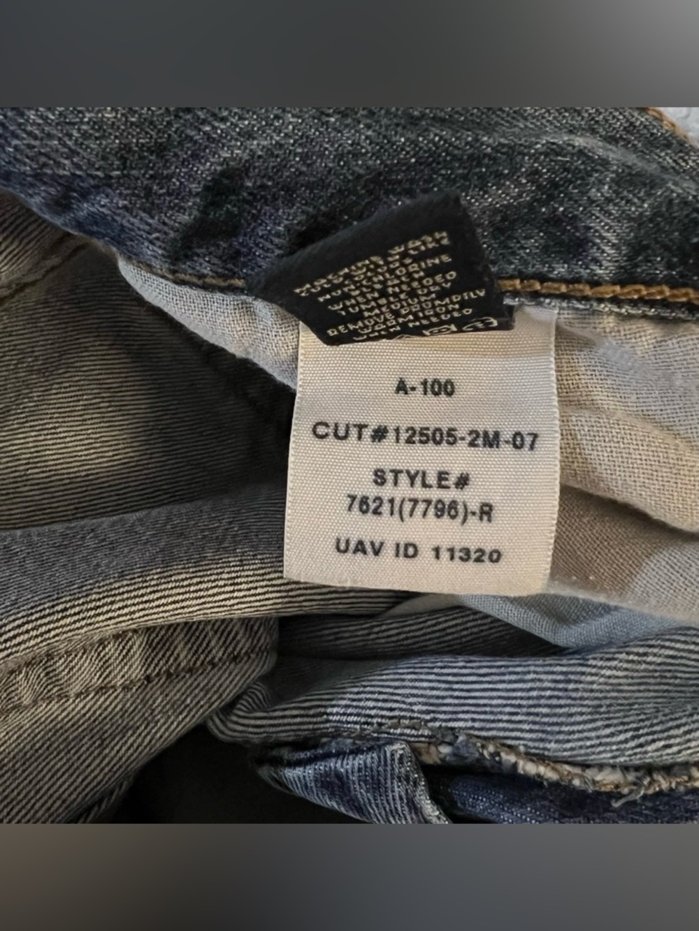 American Eagle Artist Jeans Size 4R Blue Bootcut Cotton Blend Rise Boho Y2K - Picture 8 of 10